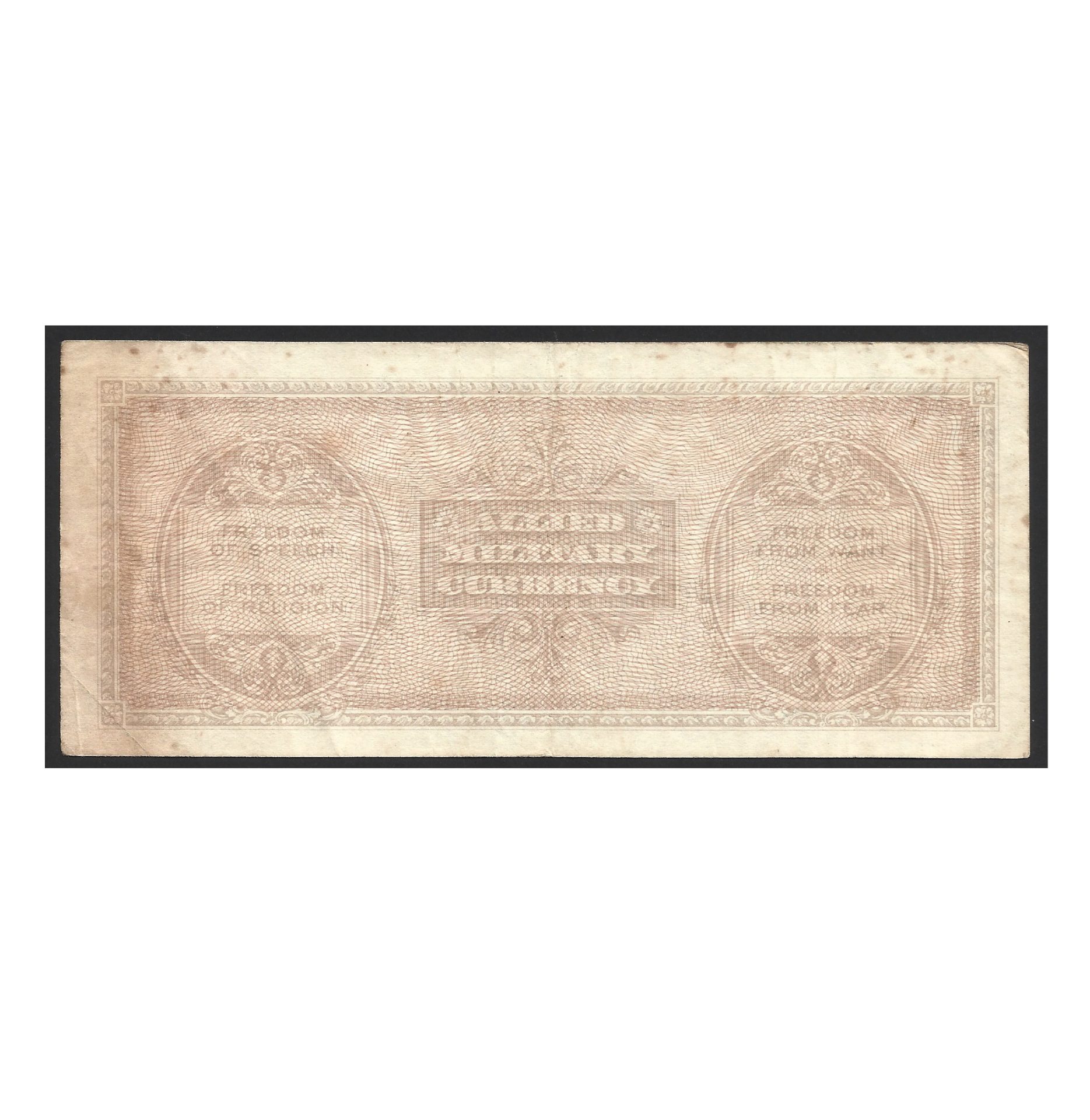 CÉDULA DA ITÁLIA 100 LIRAS 1943 MBC - Imagem 2