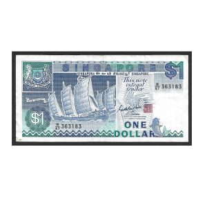 CÉDULA DE SINGAPURA 1 DÓLAR MBC