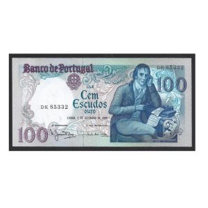 CÉDULA DE PORTUGAL 100 ESCUDOS 1980 FE