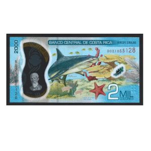 CÉDULA DA COSTA RICA 2000 COLONES POLÍMERO FE