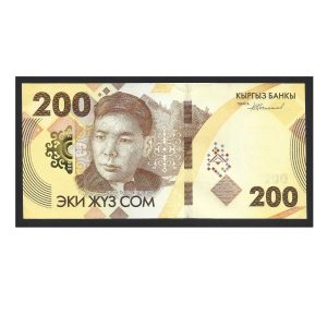 CÉDULA DO QUIRGUISTÃO 200 SOM 2023 FE