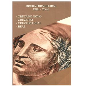 ÁLBUM DE MOEDAS DO BRASIL 1989 - 2026