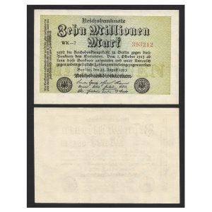 CÉDULA DA ALEMANHA 10.000.000 DE MARCOS 1923 FE