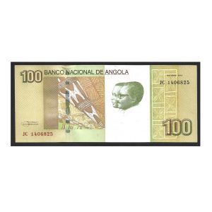 CÉDULA DE ANGOLA 100 KWANZAS 2012 P 153 FE