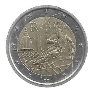 MOEDA DA ITÁLIA 2 EUROS 2006 KM 246