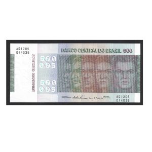 CÉDULA DO BRASIL 500 CRUZEIROS SOB/FE