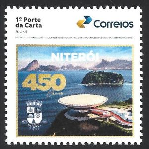 SELO INSTITUCIONAL NITERÓI 450 ANOS MINT