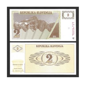 CÉDULA DA ESLOVÊNIA 2 TONAR FE