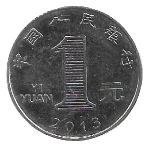 MOEDA DA CHINA 1 YUAN 2013 KM 1212