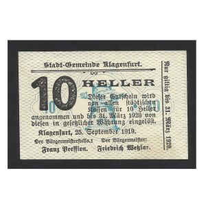 NOTGELD DA ÁUSTRIA