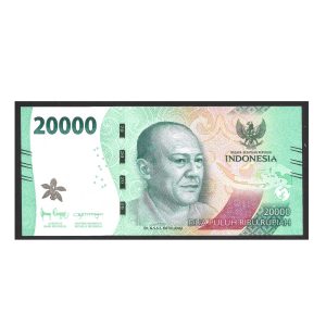 CÉDULA DA INDONÉSIA 20000 RUPIAS 2022 P 158 FE