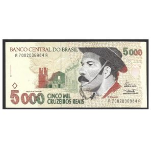 CÉDULA DE 5000 CRUZEIROS REAIS C 239