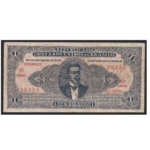 CÉDULA DO BRASIL 1 MIL RÉIS 1920 R 078 BC/MBC