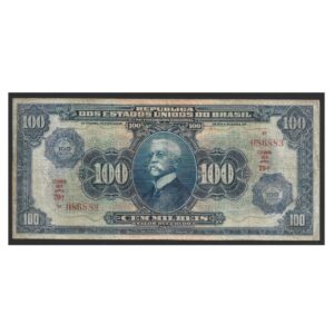 CÉDULA DO BRASIL 100 CRUZEIROS 1942  C 006 MBC/SOB