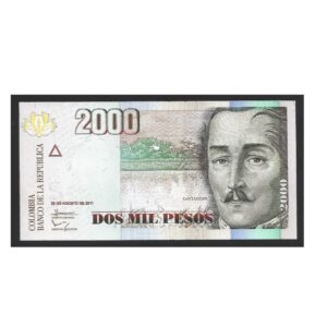 COLÔMBIA 2000 PESOS 2011 FE