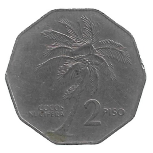MOEDA DAS FILIPINAS 2 PISO 1985 KM 244