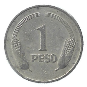 MOEDA DA COLÔMBIA 1 PESO 1976 KM 258.1