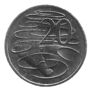 MOEDA DA AUSTRÁLIA 20 CENTS 2022
