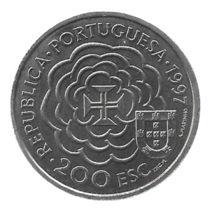 MOEDA DE PORTUGAL 200 ESCUDOS 1997 KM 700