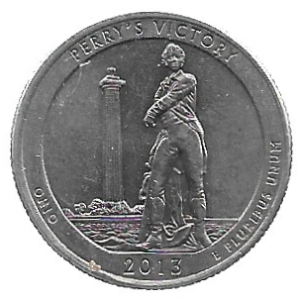 MOEDA DOS EUA 25 C/QUARTER DÓLAR 2013 P  KM 543