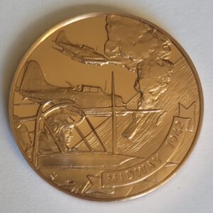 MEDALHA PROOF DE COBRE  BATALHAS DE GRANDES GUERRAS