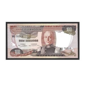 CÉDULA DE ANGOLA 100 ESCUDOS FE