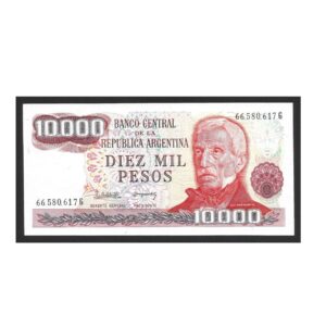 CÉDULA DA ARGENTINA 10000 PESOS FE