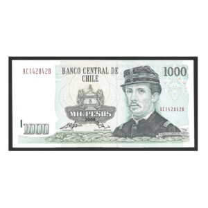 CÉDULA DO CHILE 1000 PESOS 2008 SOB/FE
