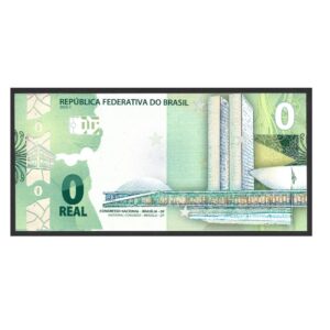 CÉDULA DE FANTASIA ZERO REAL BRASÍLIA