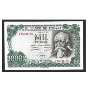 CÉDULA DA ESPANHA 1000 PESETAS P 154 SOBERBA