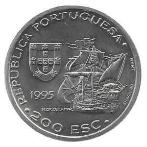 MOEDA DE PORTUGAL 200 ESCUDOS 1995 KM 681