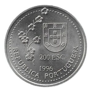 MOEDA DE PORTUGAL 200 ESCUDOS 1996 KM 692