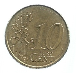 MOEDA DA FRANÇA 10 CENTAVOS 1999 KM 1285