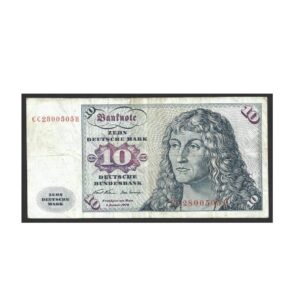 CÉDULA DA ALEMANHA 10 MARCOS MBC