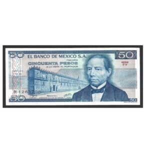 CÉDULA DO MÉXICO 5O PESOS SOBERBA