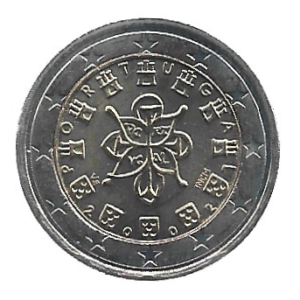 MOEDA DE PORTUGAL 2 EUROS 2002 KM 747
