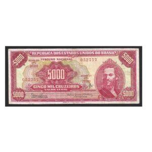 CÉDULA DE 5000 CRUZEIROS C 110 MBC/SOB