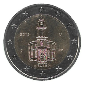 MOEDA DA ALEMANHA 2 EUROS 2015 D KM 336