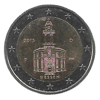 MOEDA DA ALEMANHA 2 EUROS 2015 D KM 336