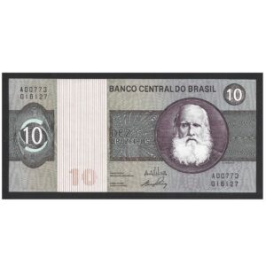 CÉDULA DO BRASIL 10 CRUZEIROS C 137 FE