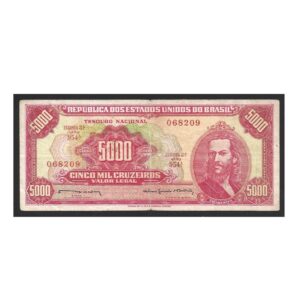 CÉDULA DE 5000 CRUZEIROS C 108 MBC