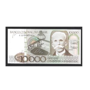 CÉDULA DO BRASIL 10000 CRUZEIROS C 171 FE