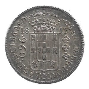 MOEDA DO BRASIL 960 RÉIS 1813 R P 423 SOBERBA