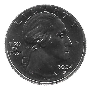 MOEDA DOS EUA 25 CENTS/QUARTER 2024 S - Imagem 2