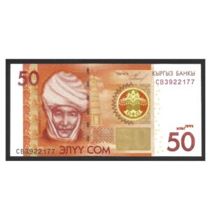 CÉDULA DO QUIRGUISTÃO 50 SOM 2009 FE
