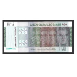 CÉDULA DO BRASIL 500 CRUZEIROS C 151 SOB/FE
