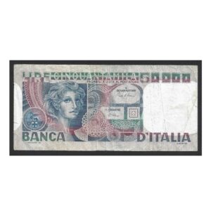 CÉDULA DA ITÁLIA 50000 LIRAS BC/MBC