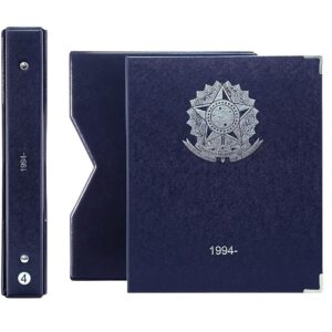 ÁLBUM DE LUXO PARA MOEDAS DO REAL 1994 - 2029
