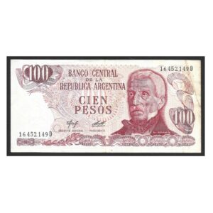 CÉDULA DA ARGENTINA 100 PESOS MBC