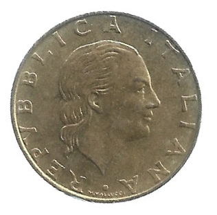 MOEDA DA ITÁLIA 200 LIRAS 1994 KM 164 - Imagem 2
